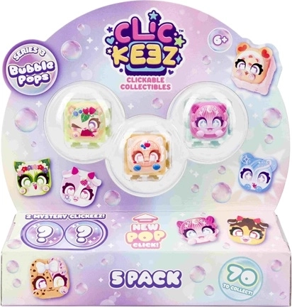 Goliath Clickeez séria 3 Bubble Pops päťbalenie