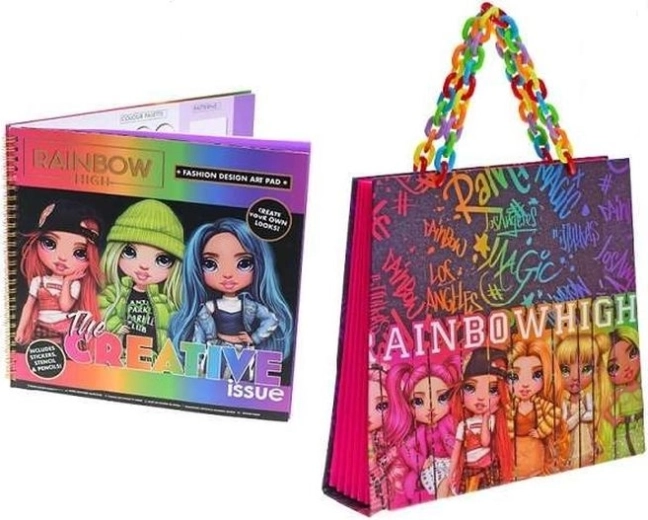 Rainbow High kreatívna módna sada na navrhovanie trička