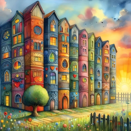 Puzzle Booktown 1023 dielikov