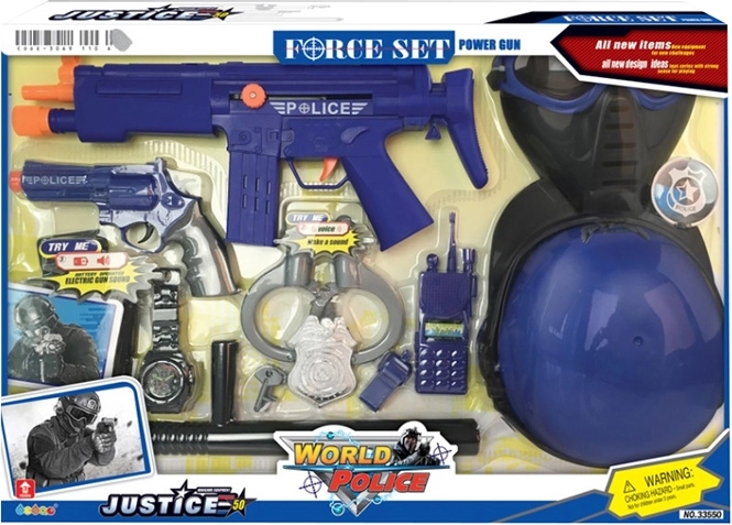 Policajná sada s prilbou MAC TOYS