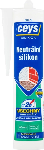Neutrálny silikón CEYS biely 280 ml