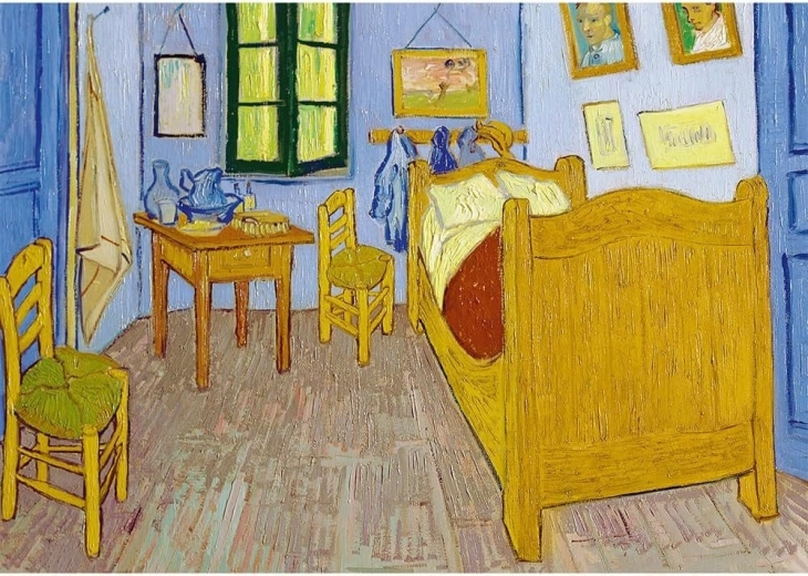 Puzzle TREFL Art Collection: Spálňa v Arles 1000 dielikov