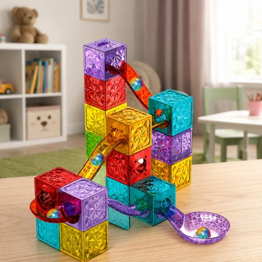 Farebné priehľadné diely, ktoré podnecujú kreativitu