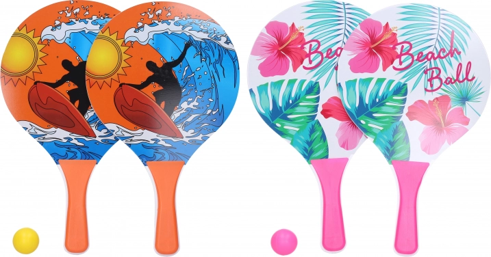 Plážový tenis so štýlovým motívom