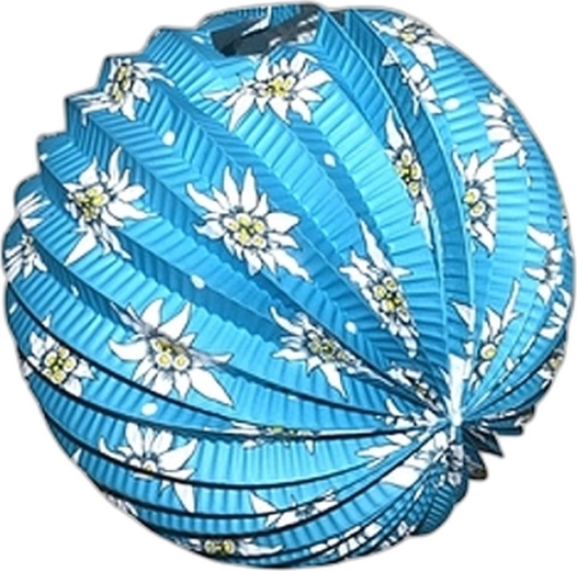 Papierový lampión guľa 25 cm - 1 kus