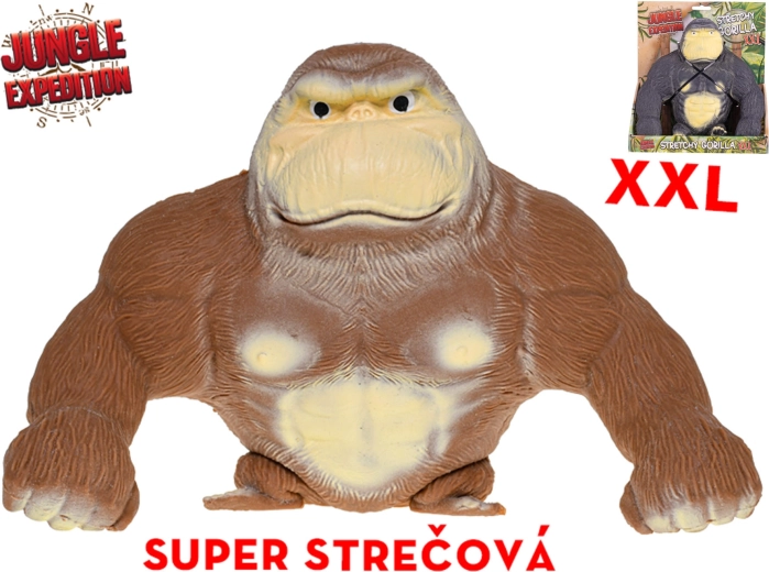 Jungle Expedition super naťahovacia gorila XXL 22 cm