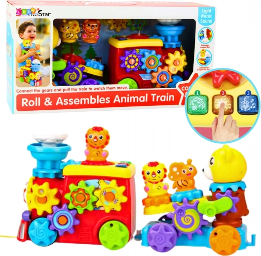 Hudobný Interaktívny Vláčik Macko