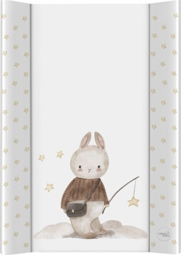 Ceba Baby prebaľovacia podložka na postieľku s pevnou doskou Basic Dreamer 50 × 70 cm