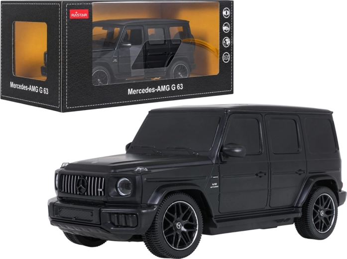 Kovový model Mercedes-AMG G 63 RASTAR v mierke 1:24 čierny