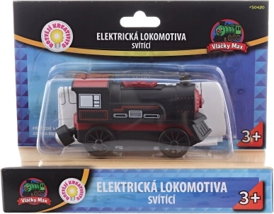 Vláčky Max elektrická lokomotíva čierna