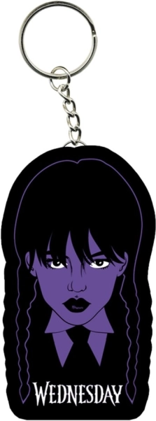 Prívesok na kľúče Wednesday – farebná hlava