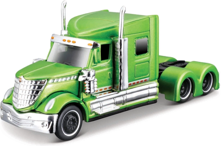 Maisto Design Custom Rigs International Lone Star zelený 1:64