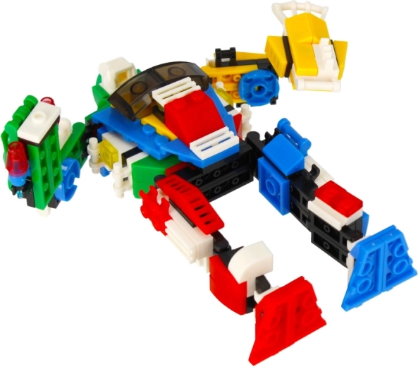 Kreatívne stavanie z farebných dielikov