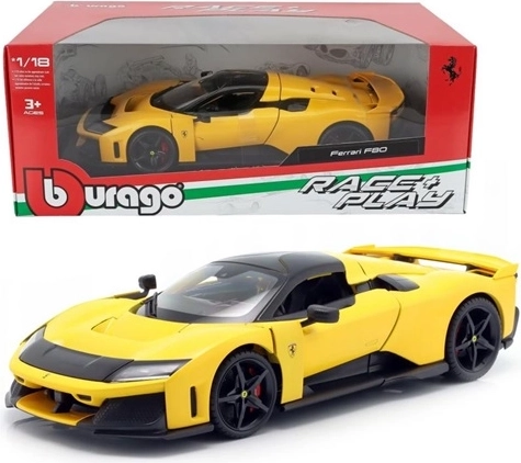 BBU Ferrari F80 R_P žlté giallo modena 1:24 zberateľský model auta
