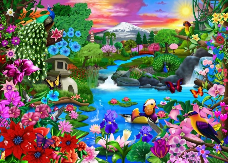 Puzzle Orientálny raj 500 dielikov BLUEBIRD