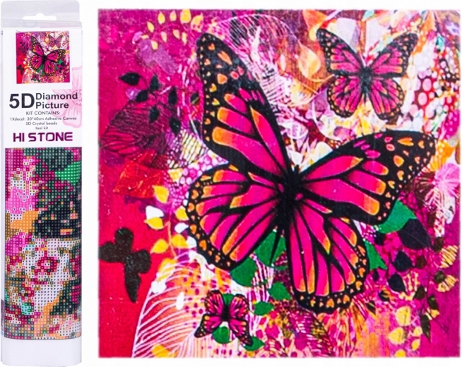 Diamantové maľovanie Trepot krídel 30 × 40 cm