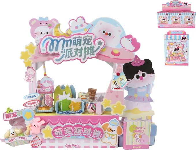 Stánok so zvieratkami kawaii 15,5 cm - 1 kus