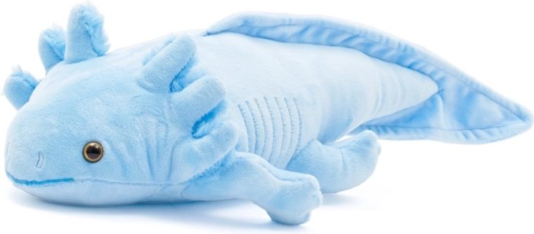Plyšový axolotl Baby Mix 45 cm modrý
