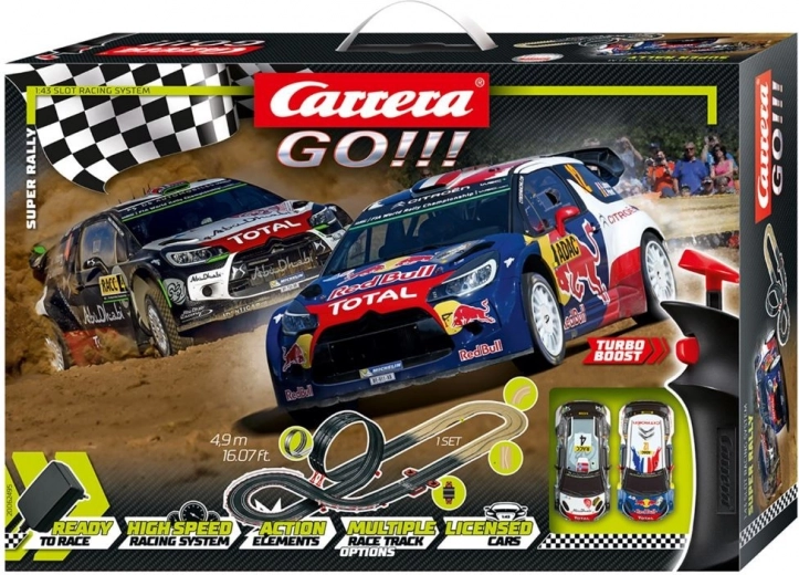 Závodná dráha CARRERA GO!!! Super Rally 4,9 m