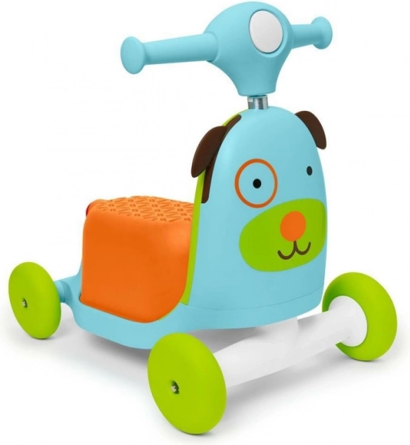 Multifunkčná detská kolobežka 3v1 Zoo Skip Hop v tvare psa