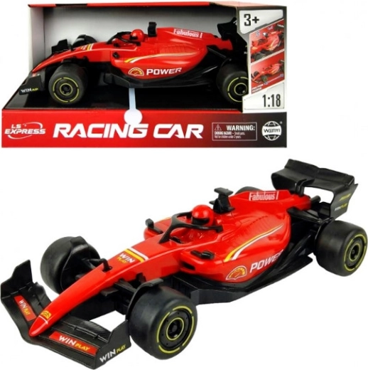 Auto Formule 1 so zvukom na zotrvačník