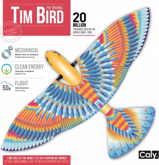 Lietajúci vták Caly - Tim