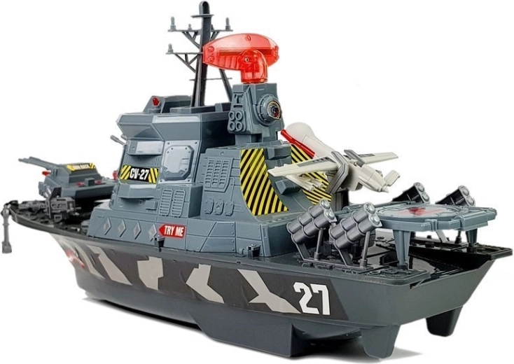 Svetlá, zvuky a rotujúci radar