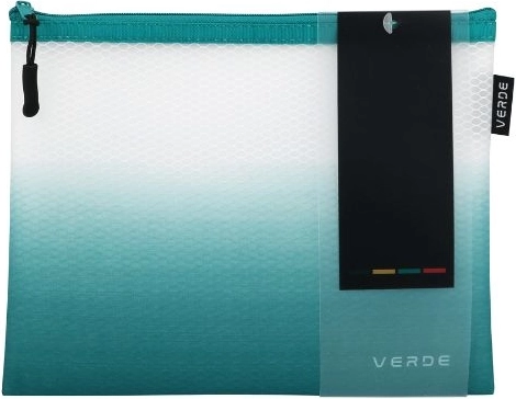 Sieťovaný obal na zips A5 Verde milano