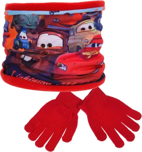 Súprava nákrčník a rukavice Disney Cars