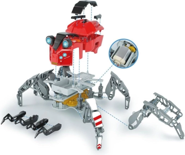 Zostavte robota z viac než 100 dielikov