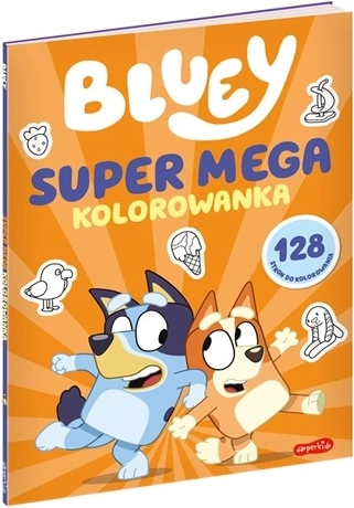 Bluey super mega omaľovánka