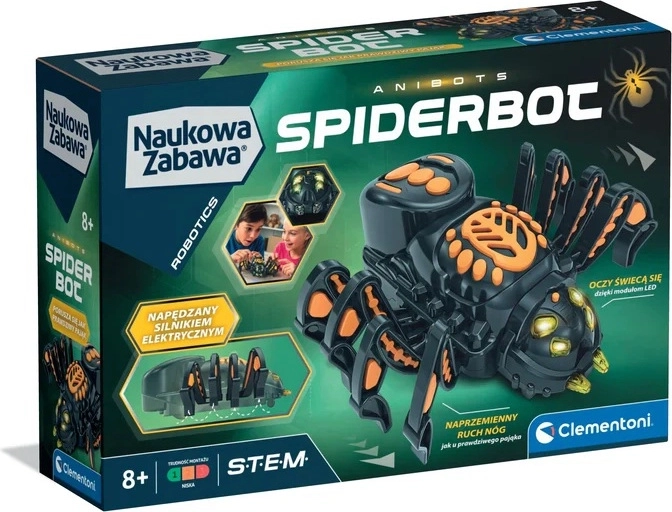 Pohyblivý pavúčí robot Spiderbot