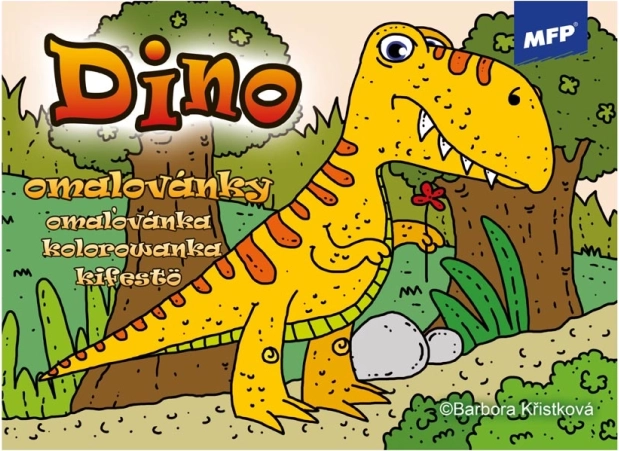 Omaľovánky dinosaury MFP A5
