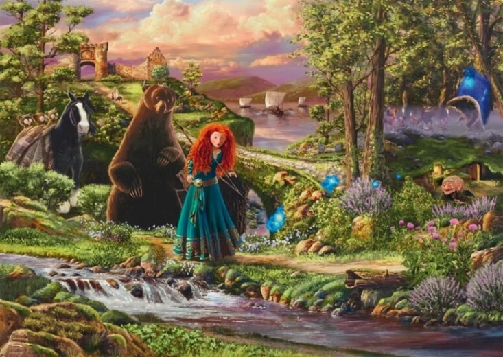 Puzzle SCHMIDT Rebelka: Merida 1000 dielikov
