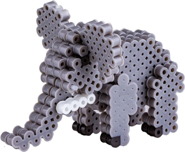 3D model sloníka z korálok