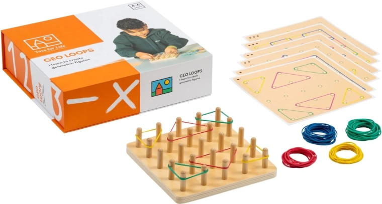 Toys for life geoboard doštička s predlohami