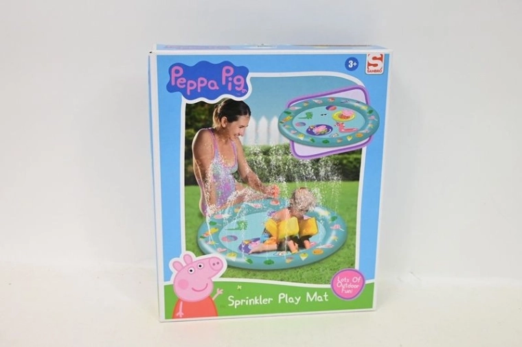 Peppa Pig vodná hracia podložka s tryskami 96 cm