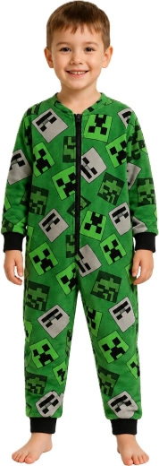 Flísový overal Minecraft