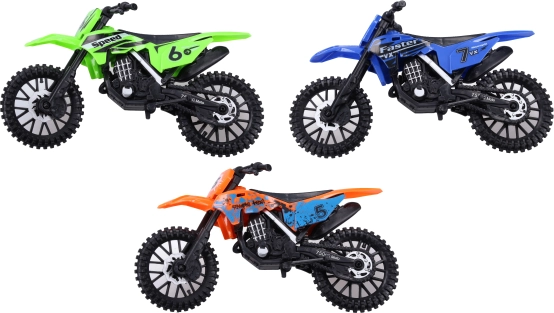 Terénna motorka 19 cm – plastová hračka v 3 farbách