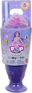 barbie pop reveal – fialová bábika s prekvapeniami