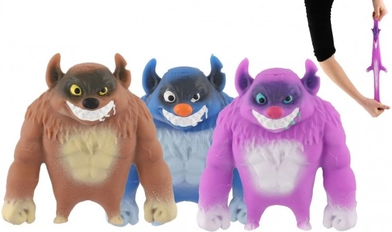 Antistresová naťahovacia príšerka 11 cm silikónová