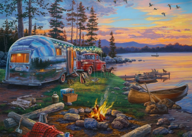 Puzzle Táborový raj 1000 dielikov