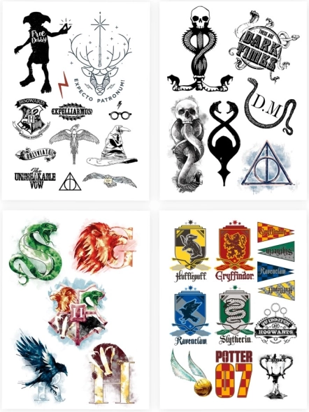 Sada tetovaní Harry Potter