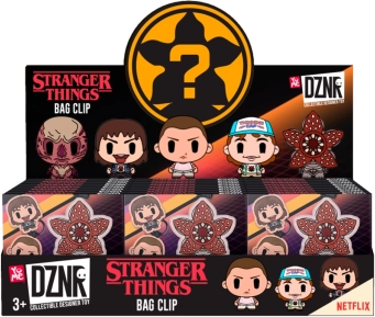 Stranger Things kľúčenky s postavami – mix 5 motívov (displej 24 ks)