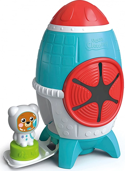 Mäkký senzorický box Vesmírna raketa s kockami Soft CLEMMY