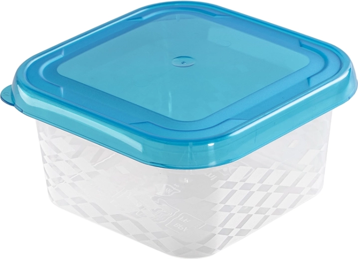 Blue Box štvorcová dóza na potraviny 0,25 l modrá