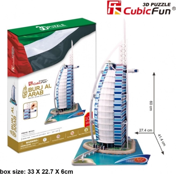 CubicFun 3D puzzle Burj al Arab, 101 dielikov