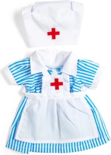 Bigjigs Toys šaty zdravotnej sestričky pre bábiku 28 cm