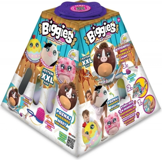 Biggies plyšová hračka XXL Kuriatko žlté