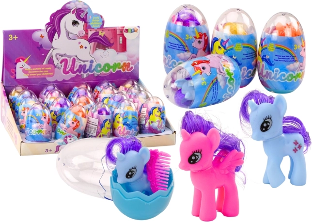 Figúrka jednorožca s hrebeňom vo vajíčku Magic Egg Mix